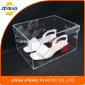 Jinbao Custom transparente acrílico Sneaker caja caja de zapatos